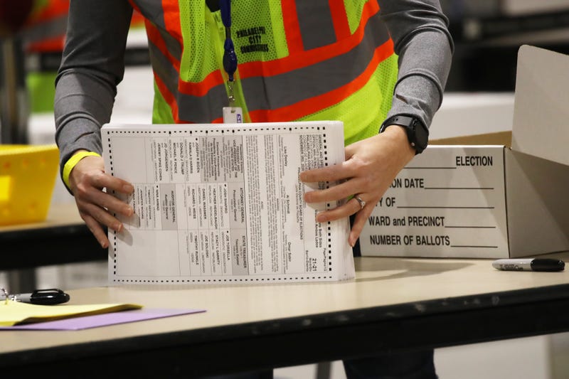 Election workers count ballots on Nov. 4, 2020, in Philadelphia, Pennsylvania.