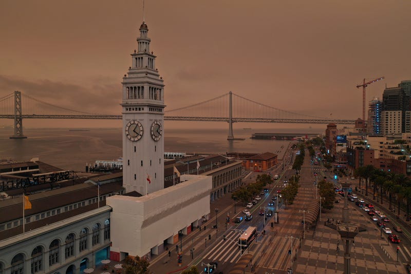 The Bay Area Air Quality Management District has issued an air quality advisory for Thursday due to wildfire smoke expected to blow into the bay.