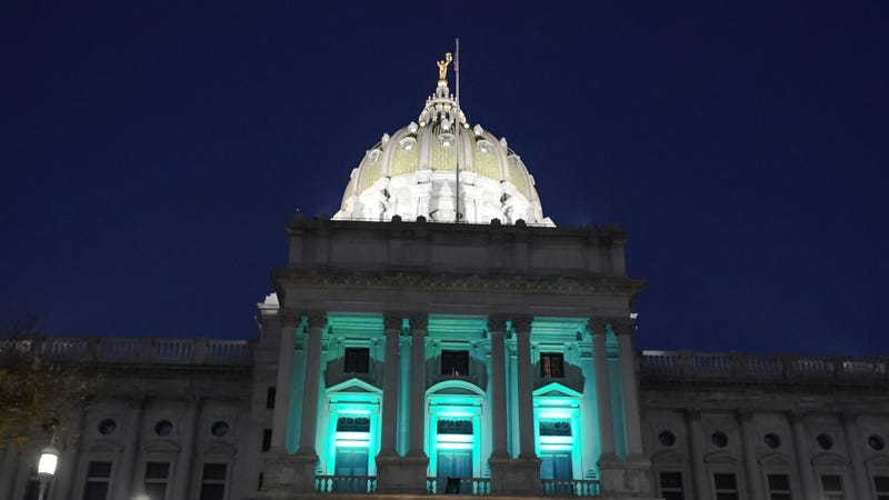 The Pennsylvania State Capitol.