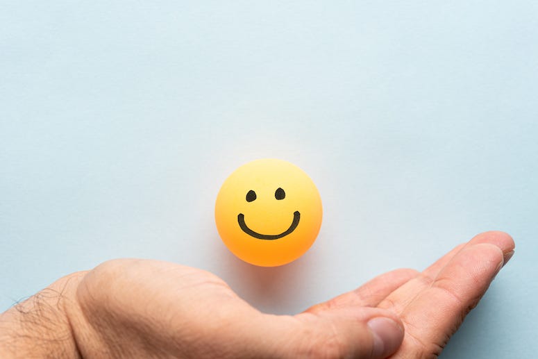 Little yellow smiley face