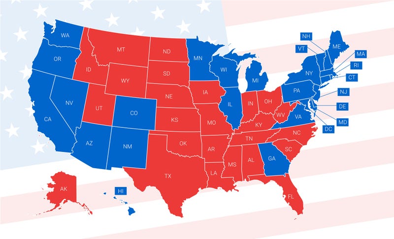 map of states