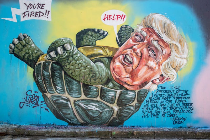 President Trump Mural