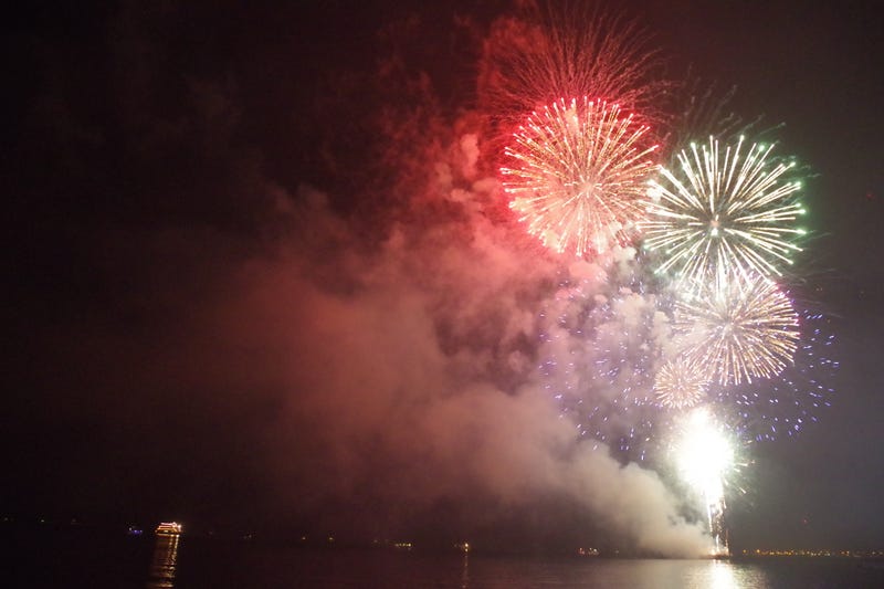 Fireworks shows prompt poor air quality warnings