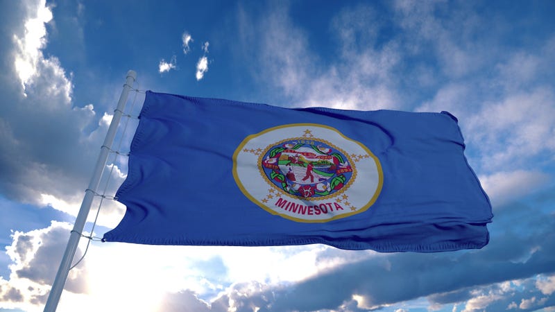 Minnesota state flag.