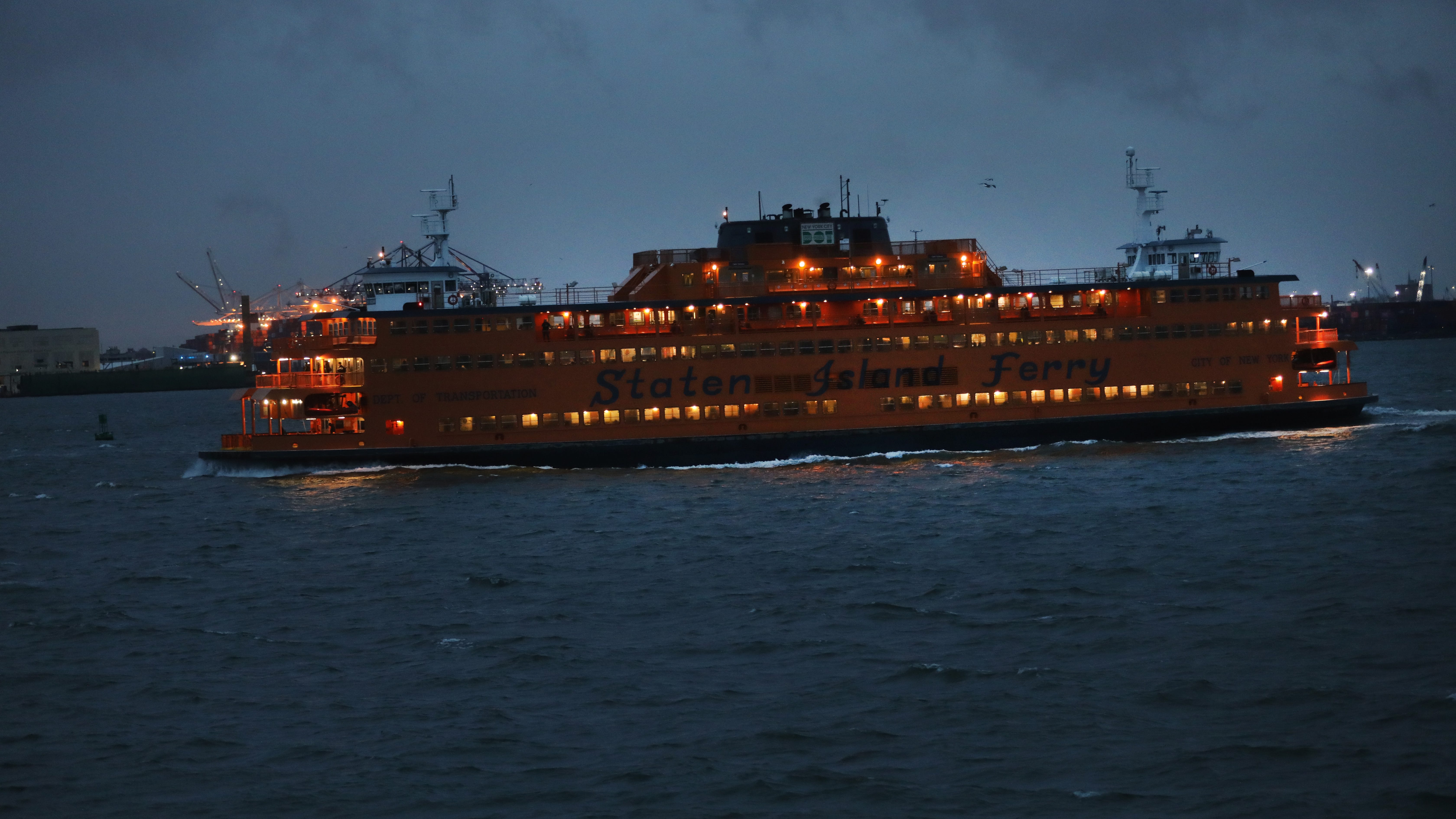 Staten Island Ferry catches fire near Statue of Liberty, passengers evacuated