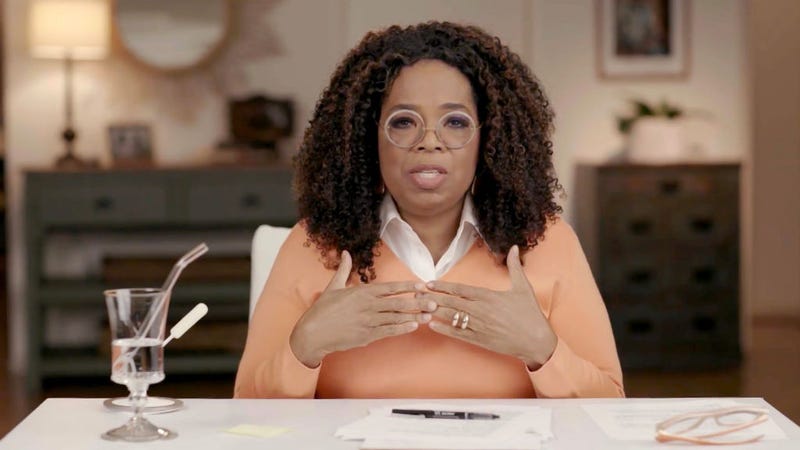 In this screengrab, Oprah Winfrey speaks during the GCAPP EmPOWER Party & 25th Anniversary Virtual Event on November 12, 2020 in UNSPECIFIED, United States. (Photo by Getty Images/Getty Images for GCAPP)