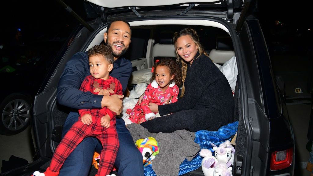 Chrissy Teigen shares laughable moment from her family’s holiday photoshoot
