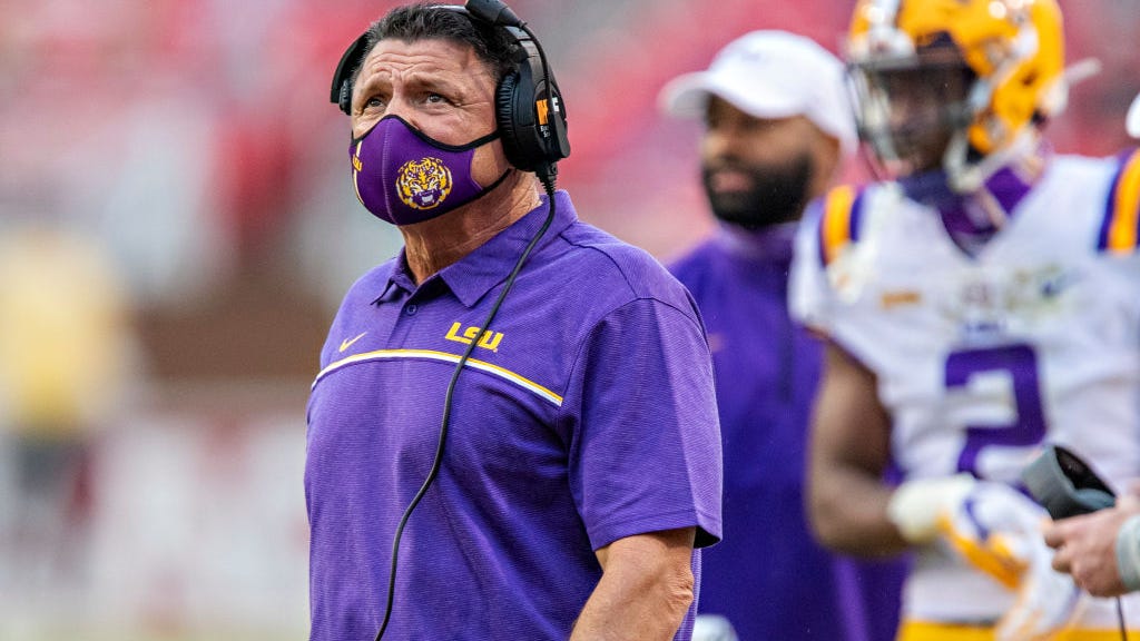 LSU's Ed Orgeron says Tigers focused on finishing strong