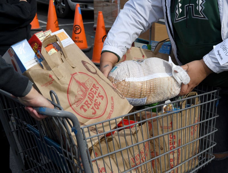 Trader Joe's grocery basket.