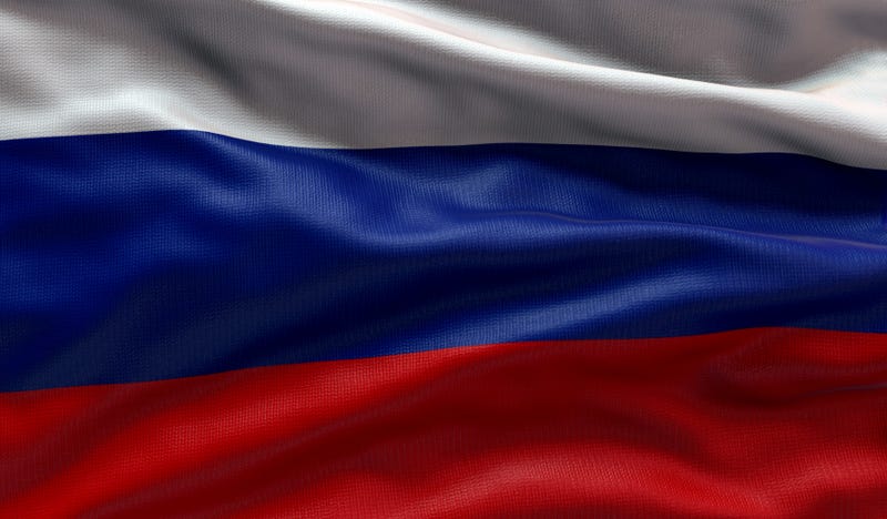 Waving flag of Russia