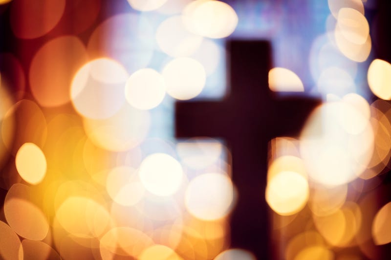 Cross in silhouette
