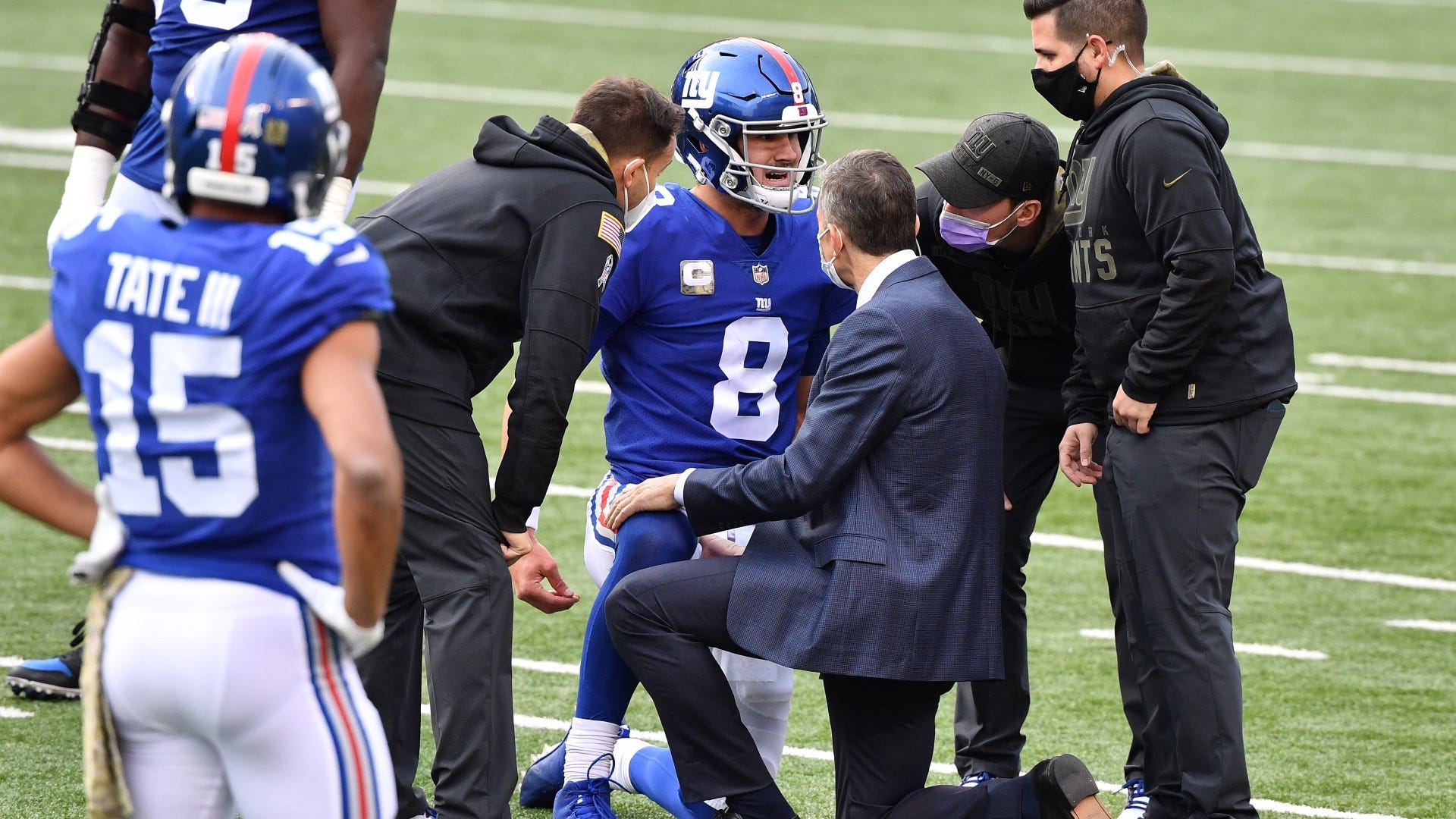 Giants QB Daniel Jones reportedly suffered 'bad' hamstring injury