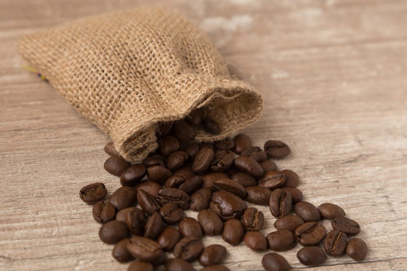 Start with whole coffee beans