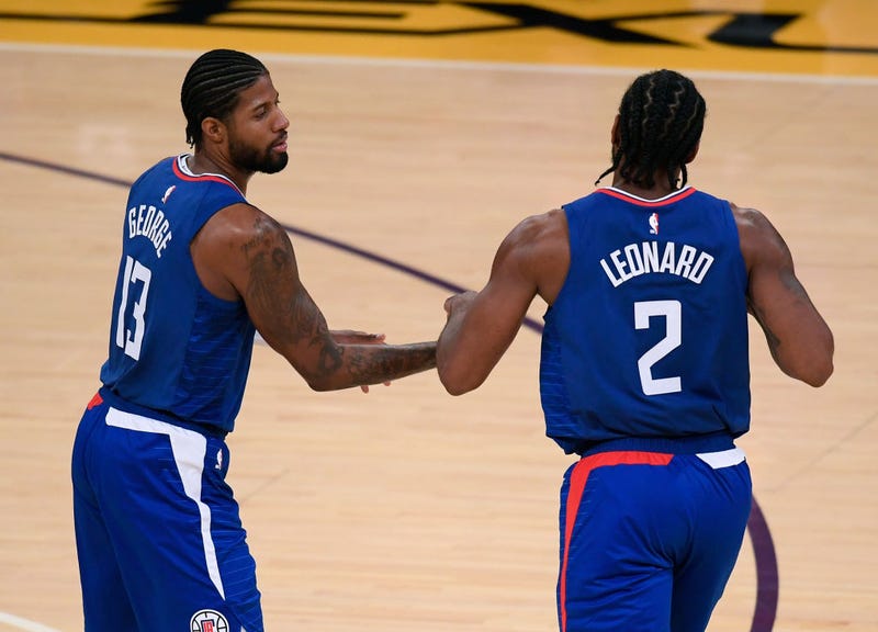 Paul George and Kawhi Leonard