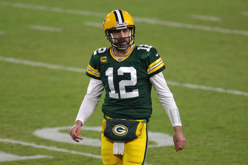 Packers quarterback Aaron Rodgers.