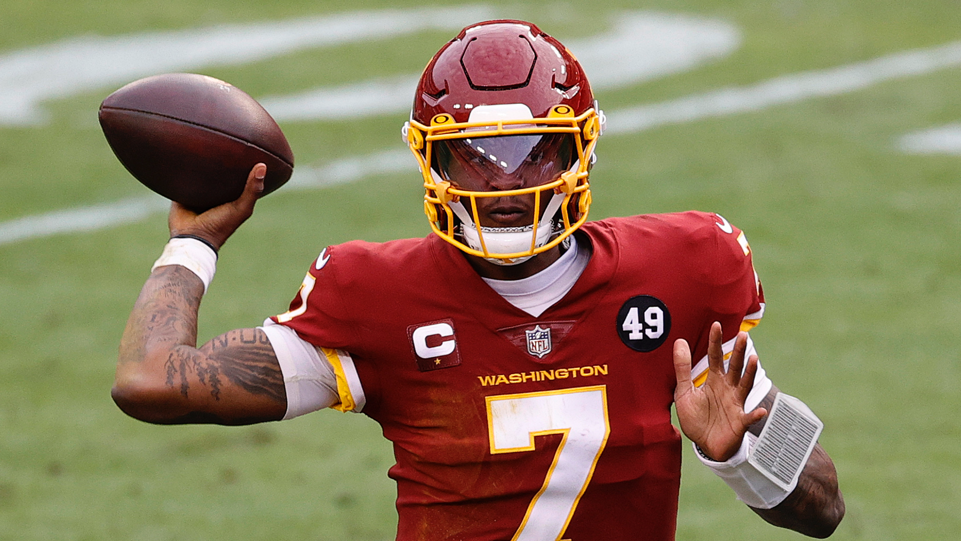 Twitter reacts to Dwayne Haskins’ humiliating mistake