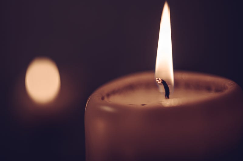 Memorial candle