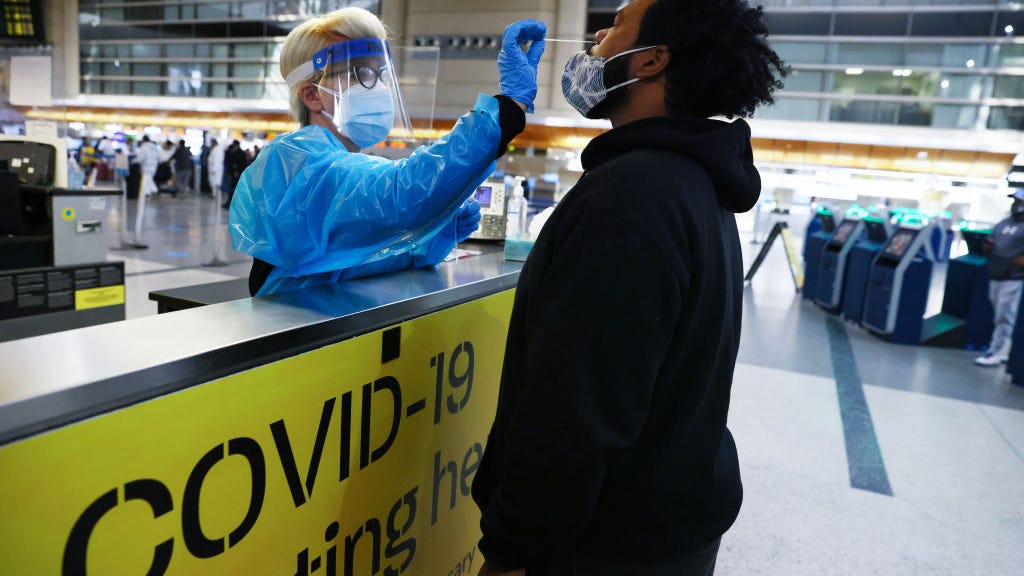CDC set to issue order for all international travelers into the US to provide negative COVID-19 test result