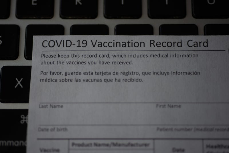 COVID vaccine card