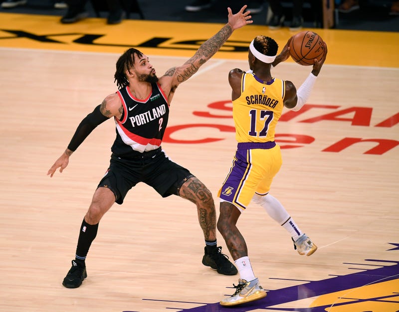 Trail Blazers Lakers Basketball