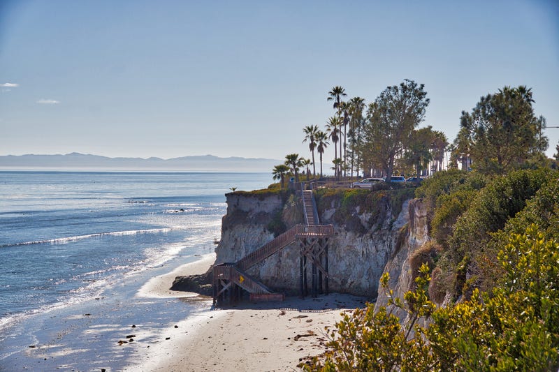 Coastline viewed from University of California, Santa Barbara.