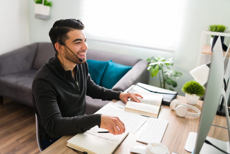 Work from home stock photo. 