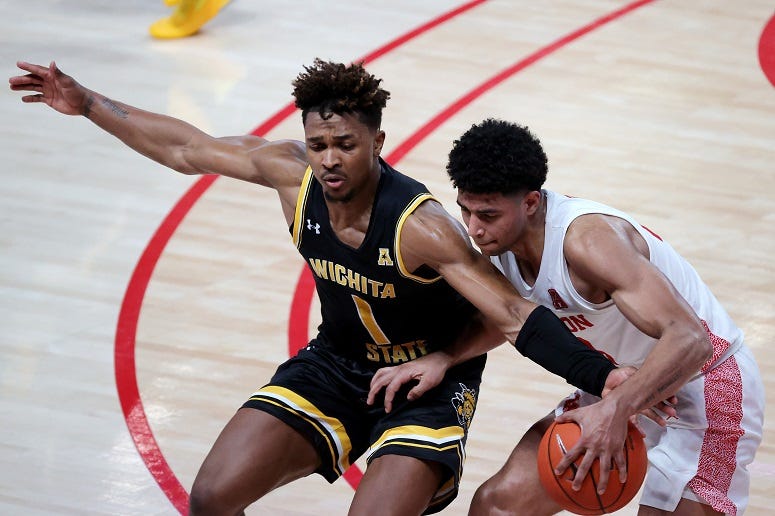 Wichita St. vs Houston from a make-shift studio
