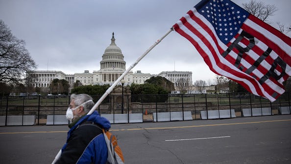 Poll finds most Americans feel the Jan. 6 insurrection was 'threatening democracy'