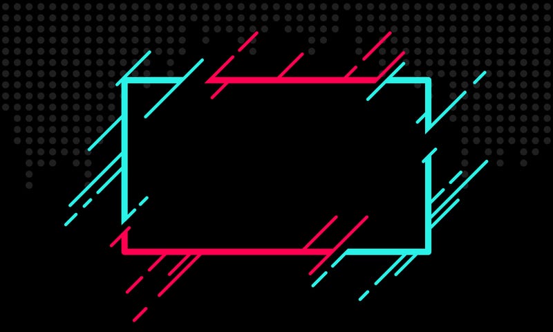 Abstract glitch TikTok background
