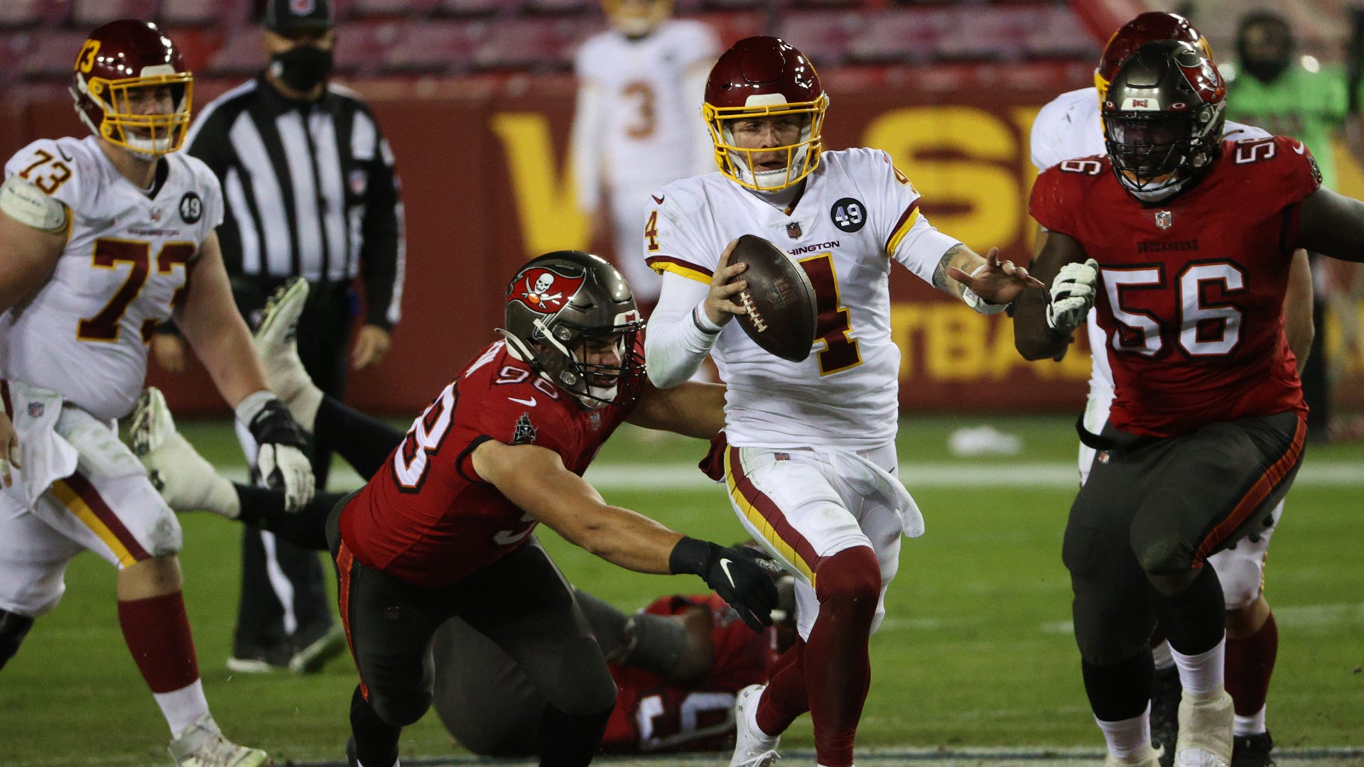 Theismann good with Heinicke having WFT's starting job 'from the get-go'