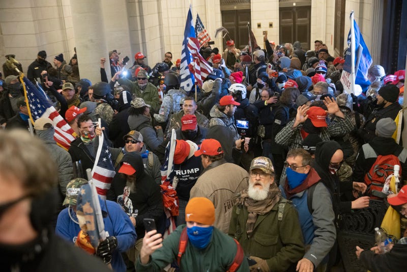 The U.S. Capitol is overtaken by protesters on Wednesday January 6th, 2020