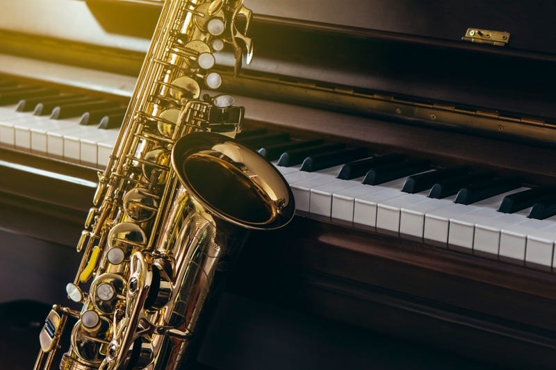 Saxophone and piano.