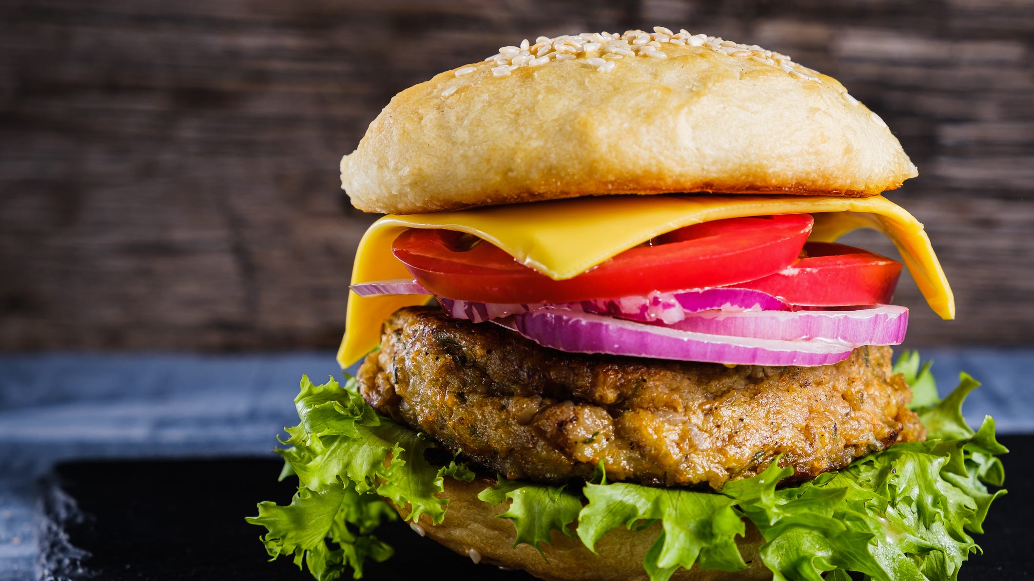 Largest vegan burger in the world weighs in at  over 350 pounds