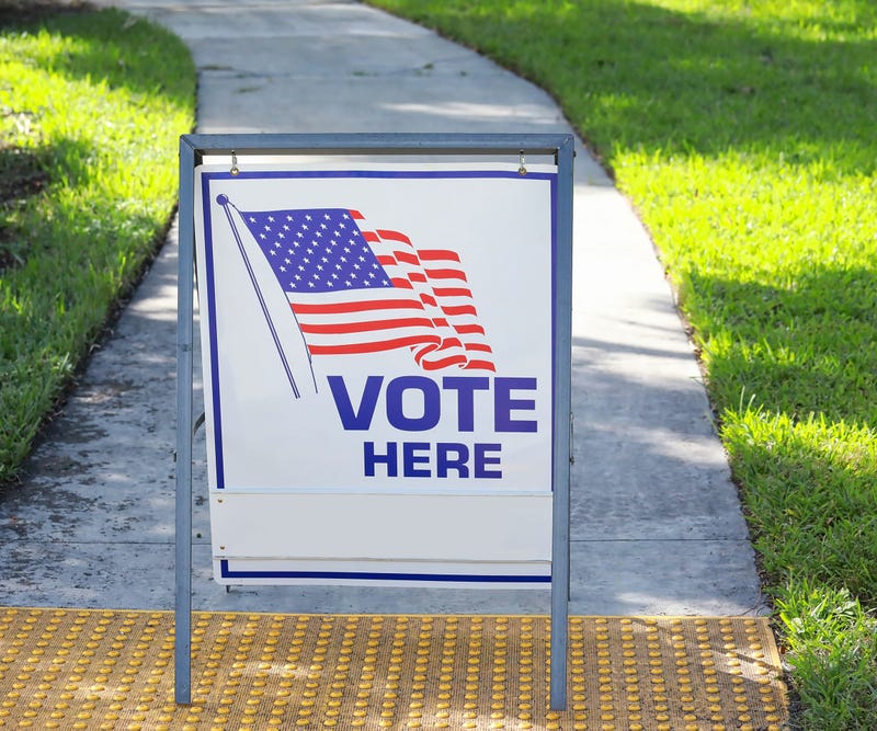 vote here sign