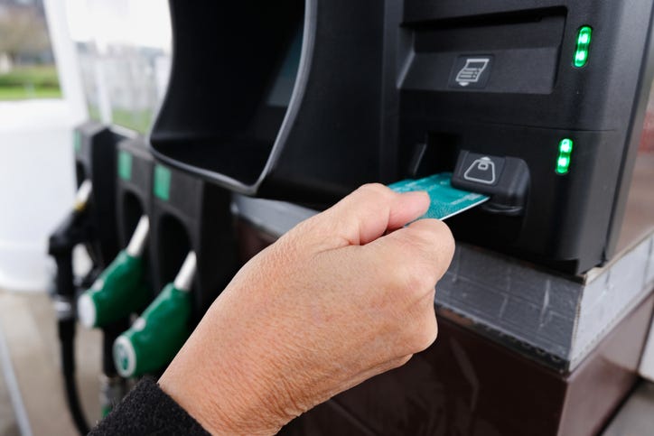 Gas pump.