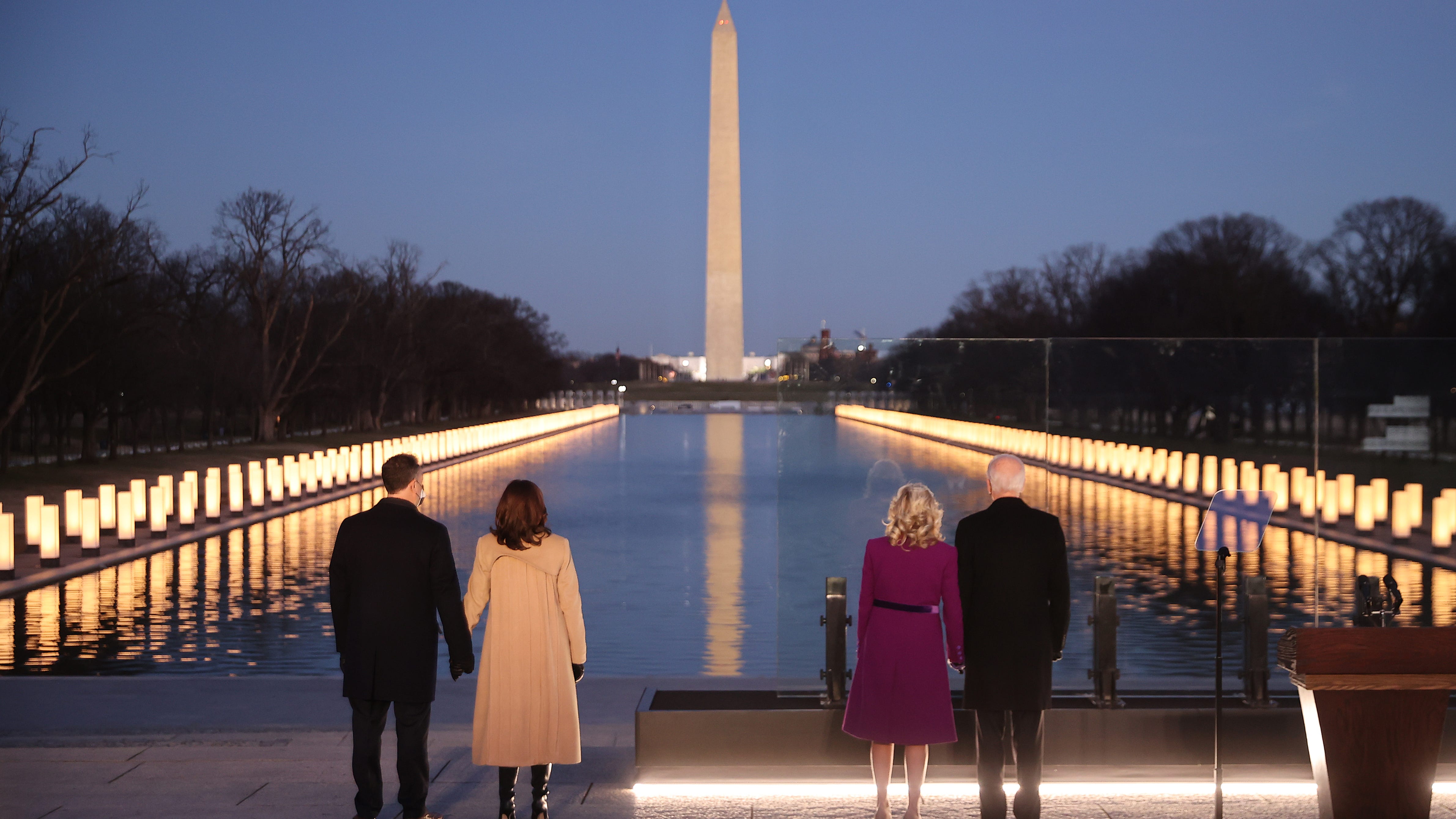 VIDEO: Biden, Harris host memorial ceremony to honor COVID-19 victims