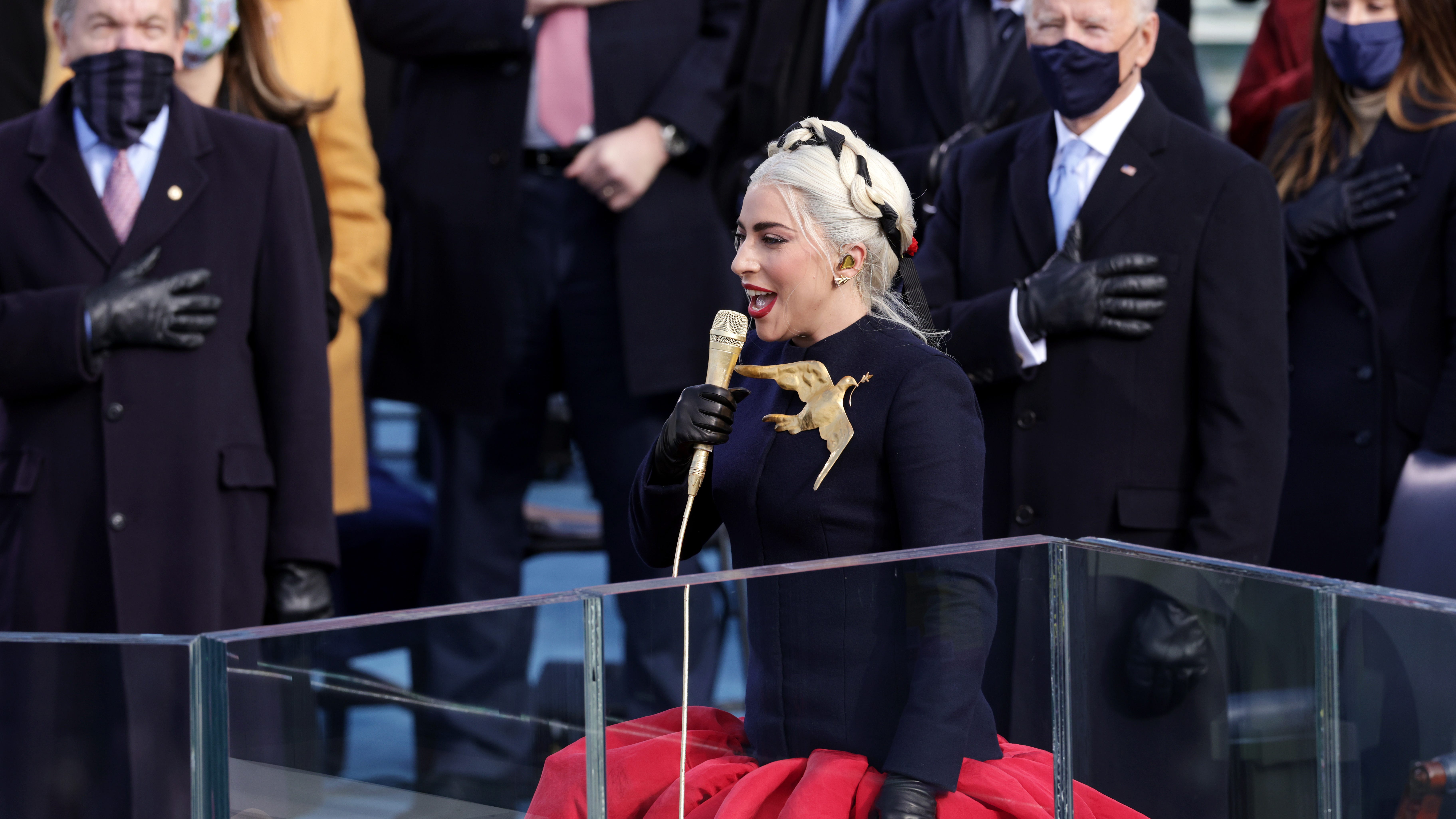 VIDEO: Lady Gaga sings national anthem at Biden, Harris inauguration