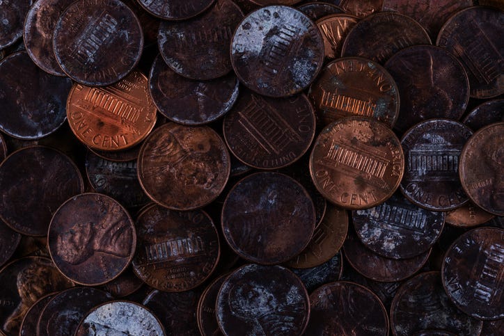 pennies