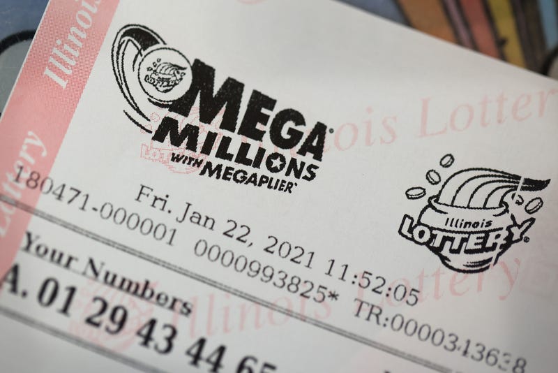 Mega Millions ticket from Illinois Lottery
