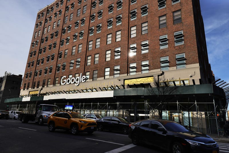 The Manhattan Google headquarters is seen on January 25, 2021 in New York City.