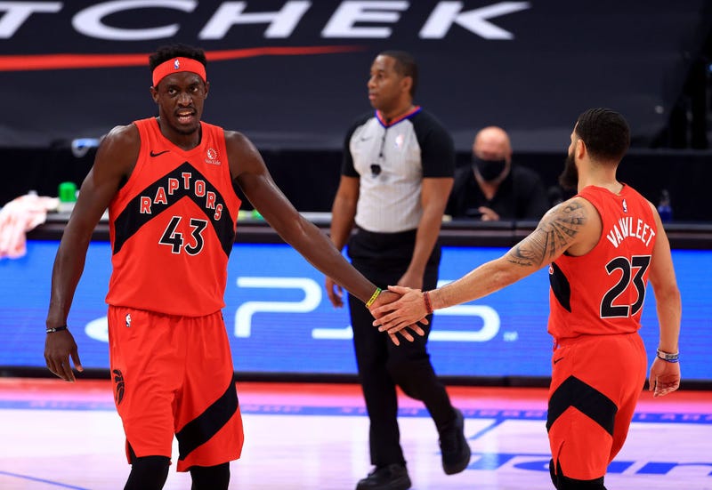 Pascal Siakam and Fred VanVleet
