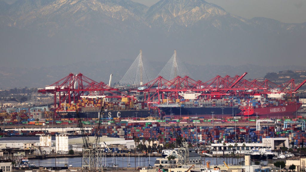 Pollution at L.A., Long Beach ports impacts the region’s air quality, data shows