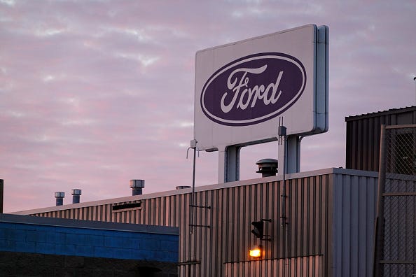 Ford sign on a building