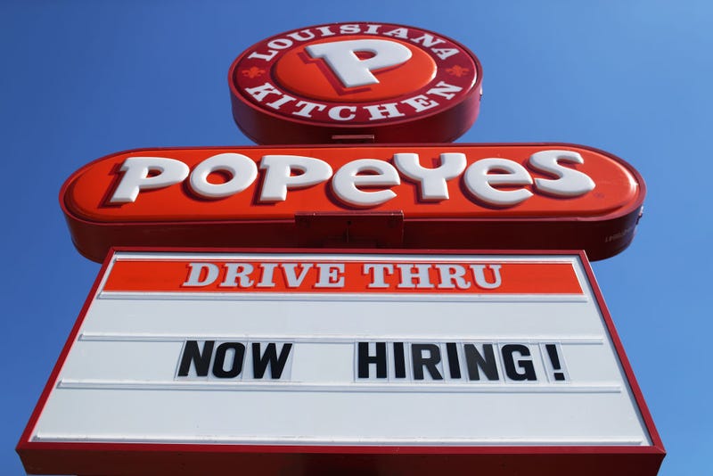 Popeyes sign