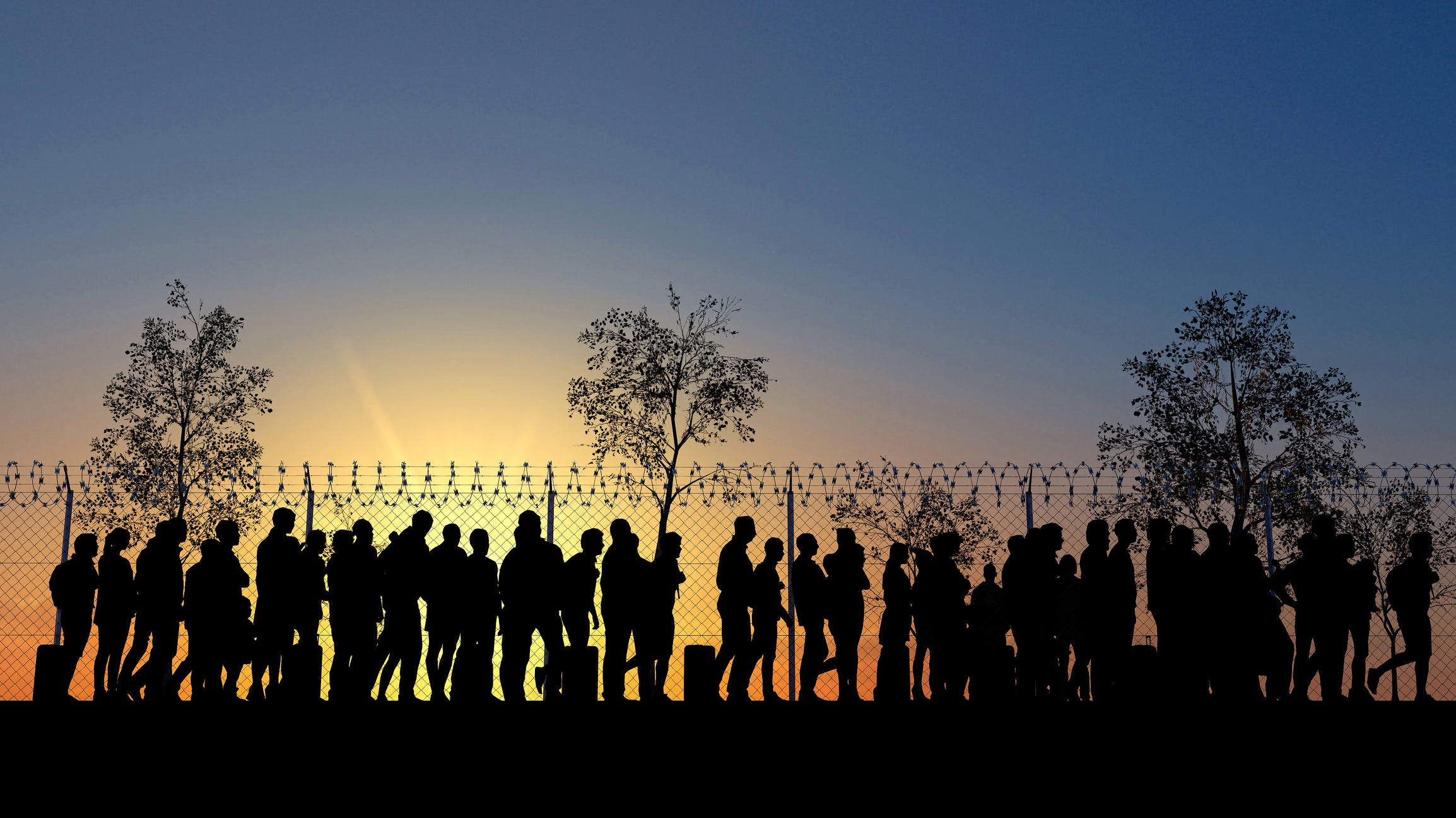 Fewer migrants stopped at the border