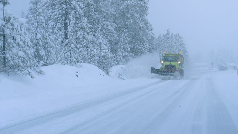 new snow plow drivers hit roads during first major winter storm of the season