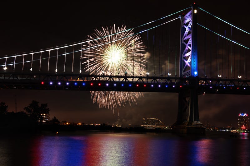 fireworks in Philadelphia