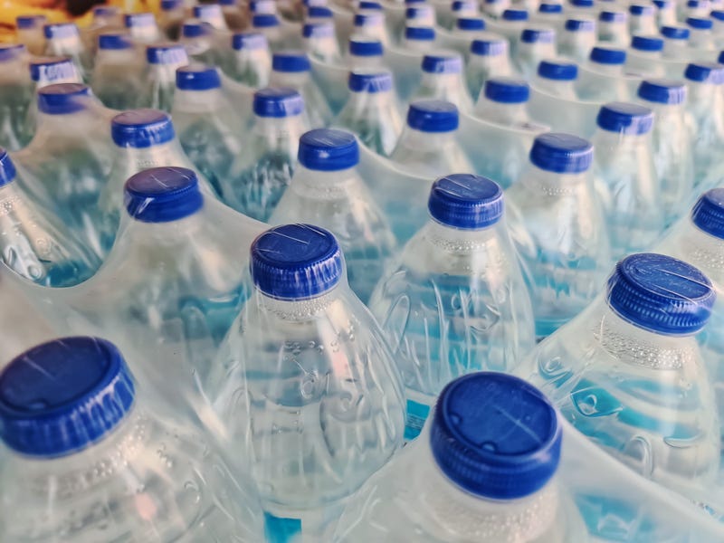 Water bottles