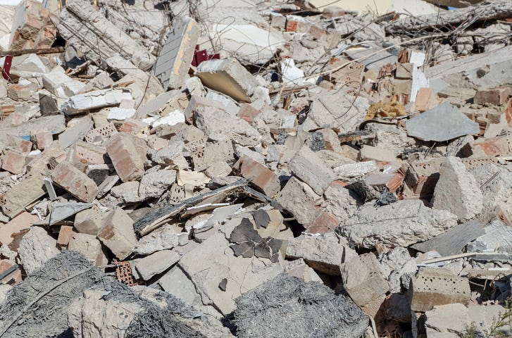 Rubble.