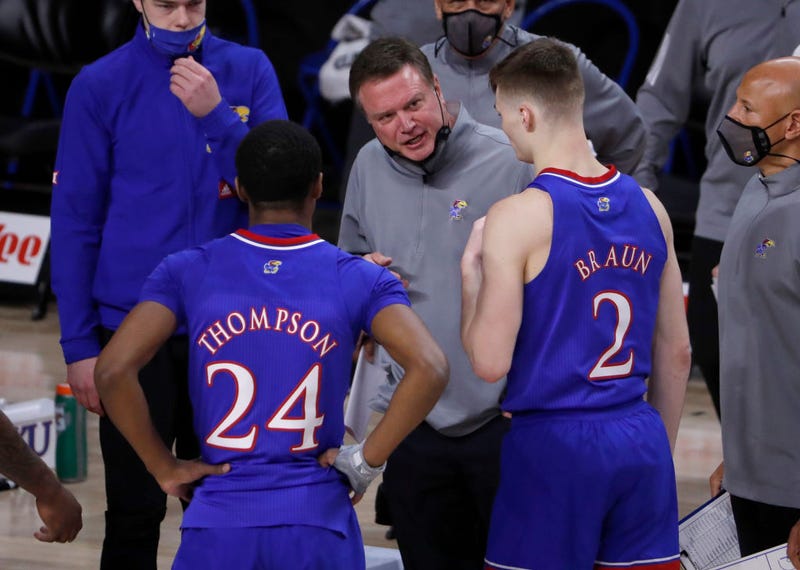 Head coach Bill Self of the Kansas Jayhawks 